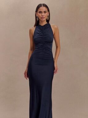 Meshki | Dresses | Nwt Meshki Cassandra Off Shoulder Slinky Maxi Dress |  Poshmark
